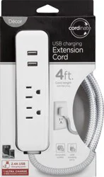 Cordinate 2Ac+2 Usb Cord