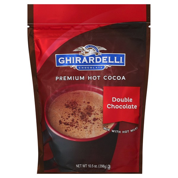 slide 1 of 19, GHIRARDELLI Double Chocolate Hot Cocoa Mix, 10.5 oz, 10.5 oz