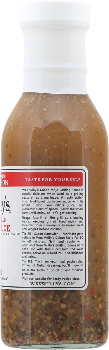 slide 7 of 12, Wee Willy's Cuban Mojo Grilling Sauce, 13.5 fl oz