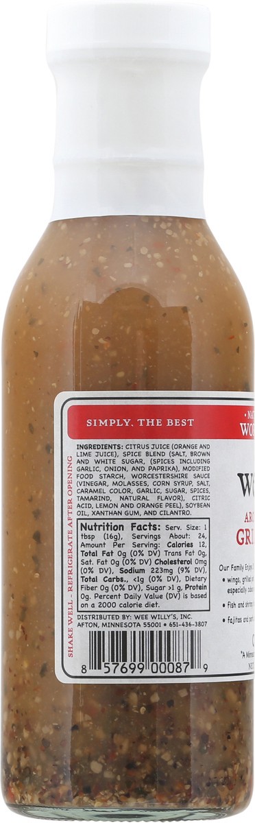 slide 12 of 12, Wee Willy's Cuban Mojo Grilling Sauce, 13.5 fl oz