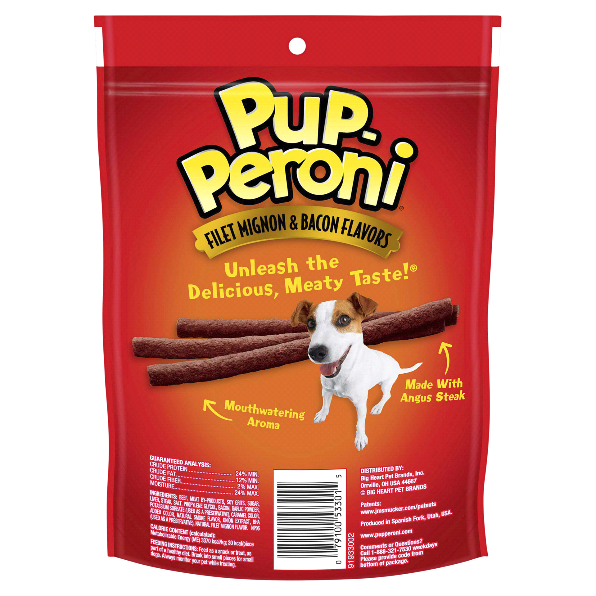 slide 10 of 13, Pup-Peroni Filet Mignon & Bacon Flavors Dog Snacks, 5.6-Ounce, 5.6 oz