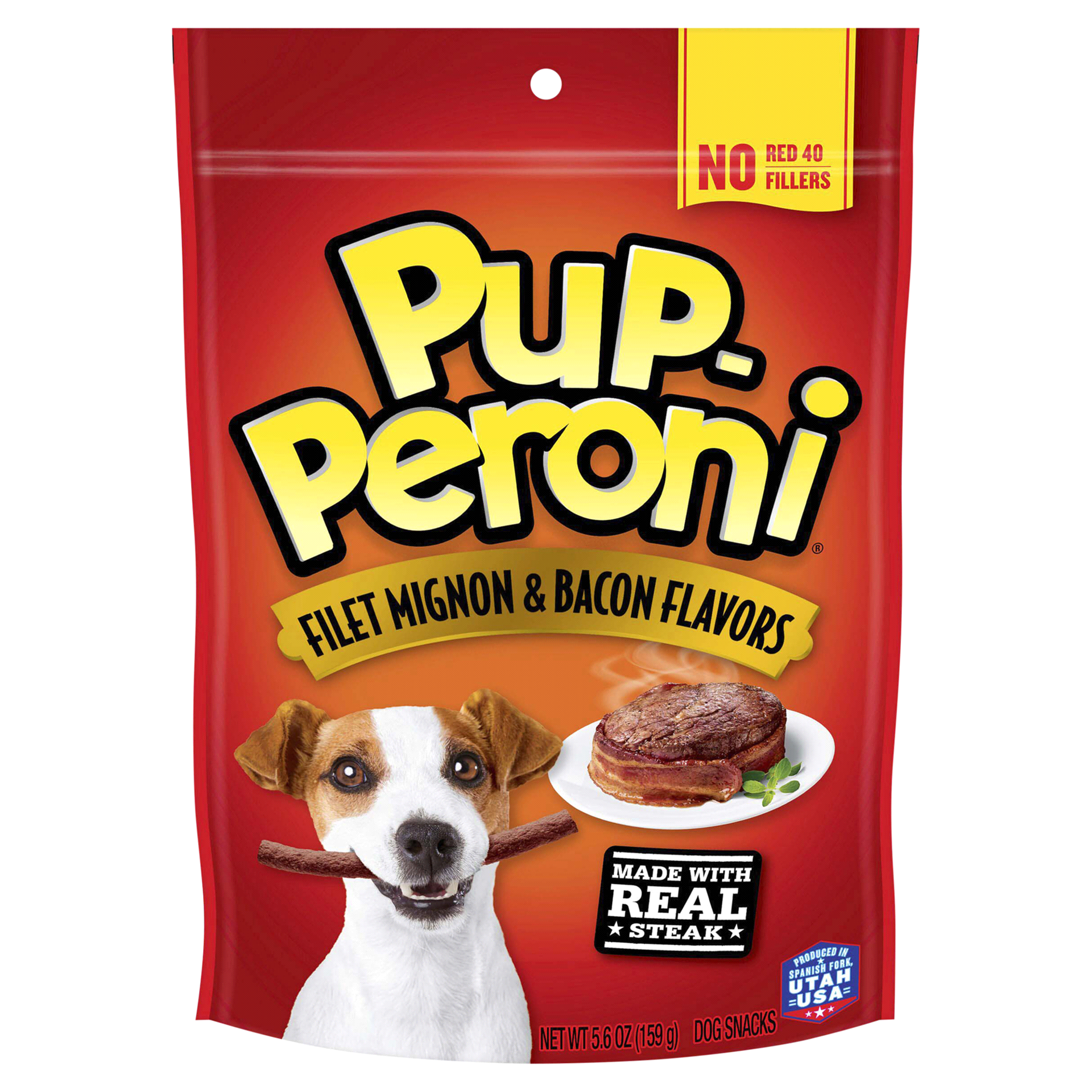 slide 4 of 13, Pup-Peroni Filet Mignon & Bacon Flavors Dog Snacks, 5.6-Ounce, 5.6 oz