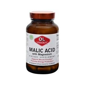 slide 1 of 1, Olympian Labs Malic Acid With Magnesium Vegetarian Capsules 500Mg, 90Ct, 90 ct