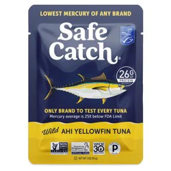 Safe Catch Wild Ahi Yellowfin Tuna - 3 oz