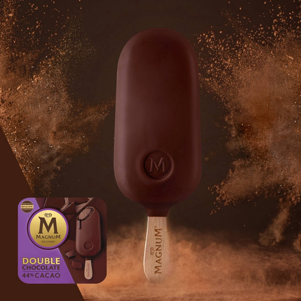 slide 3 of 7, Magnum Double Chocolate Ice Cream Bars - 3ct, 3 ct