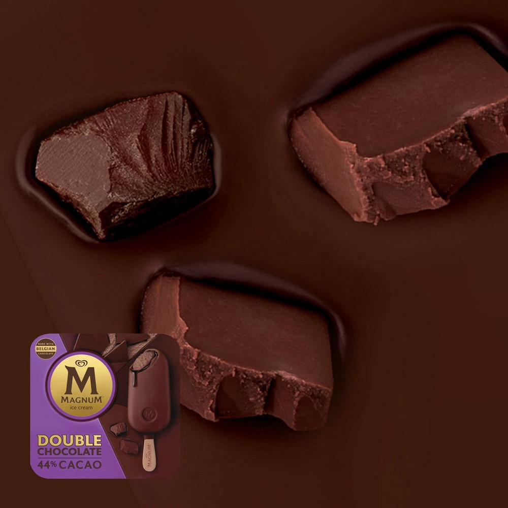 slide 6 of 7, Magnum Double Chocolate Ice Cream Bars - 3ct, 3 ct