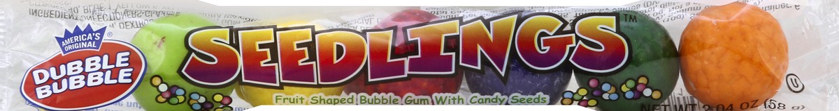 slide 1 of 1, Dubble Bubble Gumball Tube Seedling, 6 ct