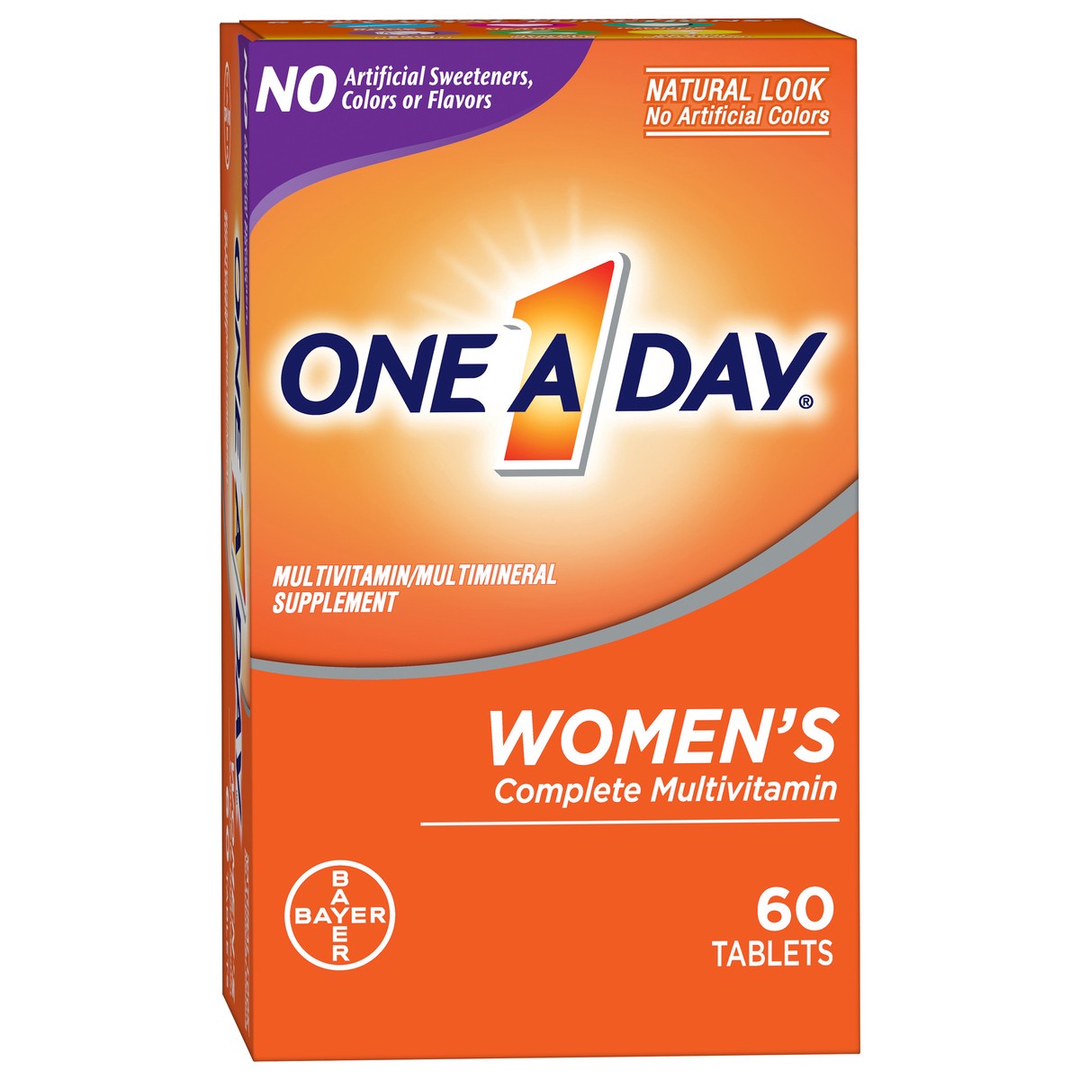 slide 2 of 8, One A Day Women's Tablets Complete Multivitamin 60 ea, 60 ct