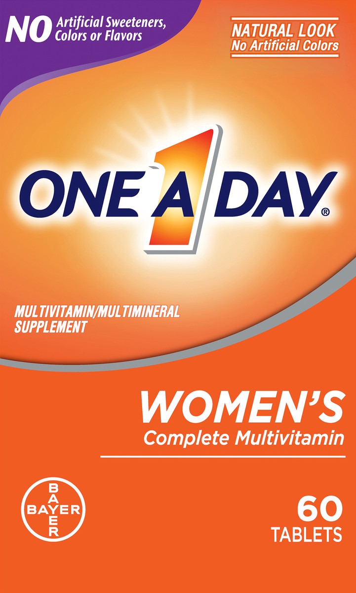 slide 5 of 8, One A Day Women's Tablets Complete Multivitamin 60 ea, 60 ct