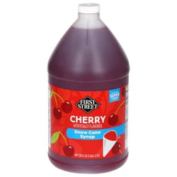 First Street Cherry Syrup - 1 gal