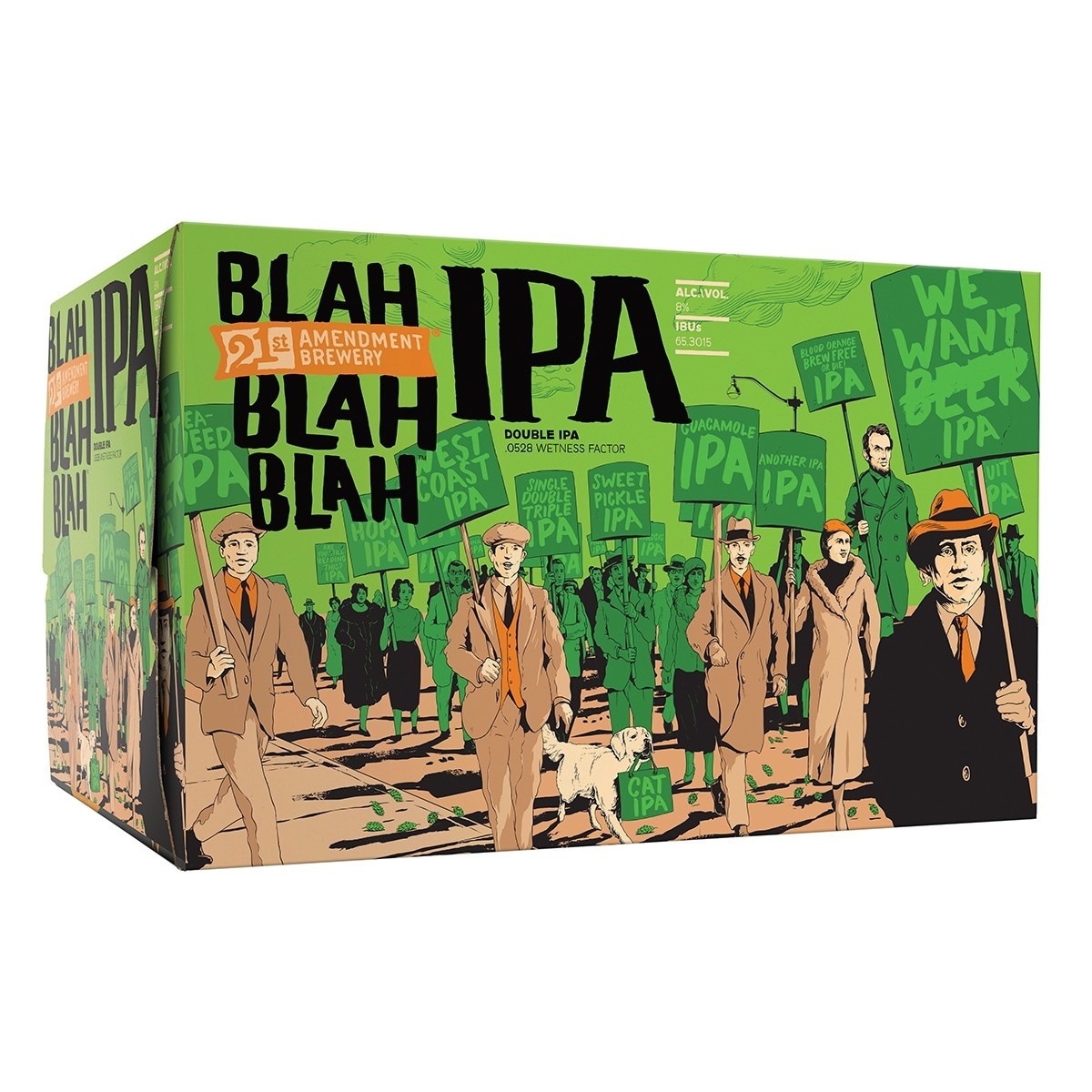 slide 1 of 2, 21st Amendment Brewery Blah Blah Blah IPA, 6 ct; 12 oz
