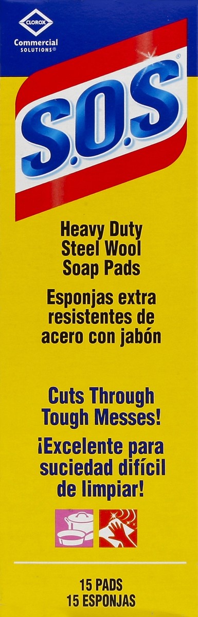 slide 3 of 4, S.O.S. Soap Pads 15 ea, 15 ct