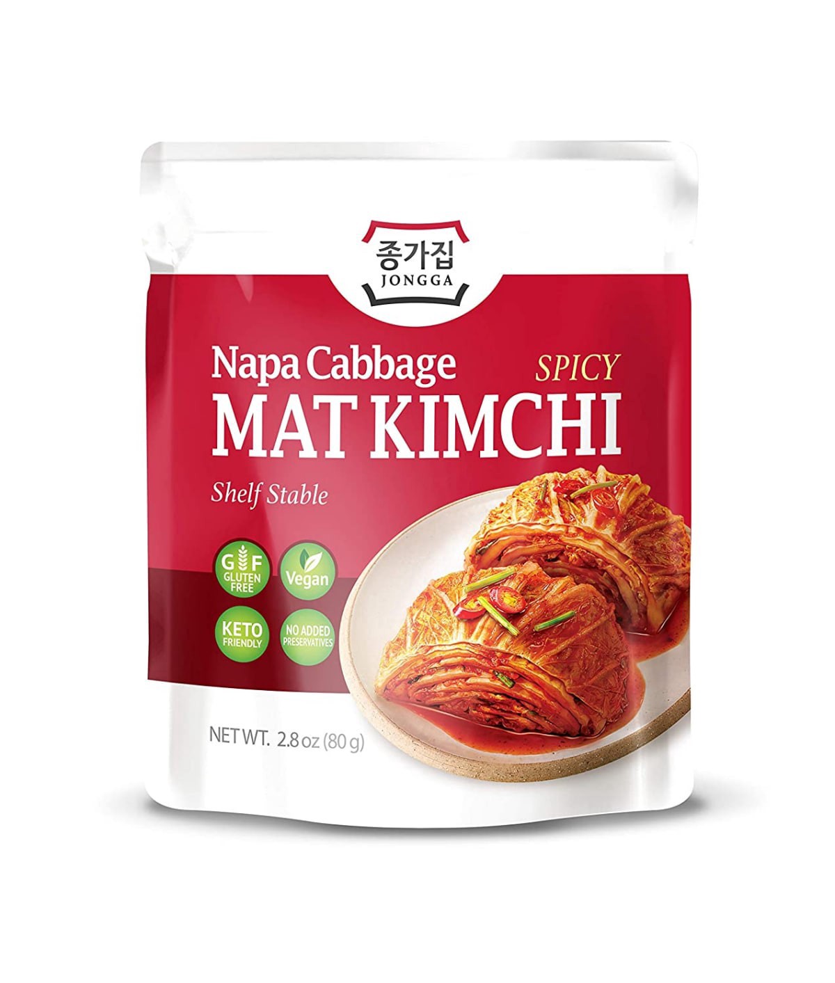 slide 1 of 4, Jongga Spicy Napa Cabbage Kimchi 2.8 oz, 2.8 oz