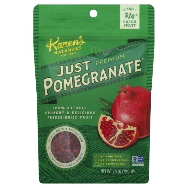 slide 1 of 1, Karen's Naturals Just Tomatoes, Etc.! Just Pomegranate, 2.5 oz