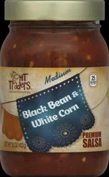 Harris Teeter Traders Premium Salsa - Black Bean & White Corn
