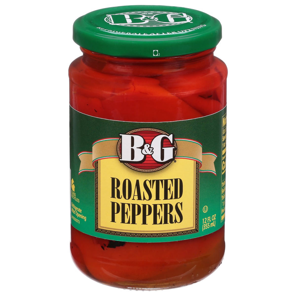 slide 1 of 13, B&G Roasted Peppers 12 fl oz, 12 fl oz