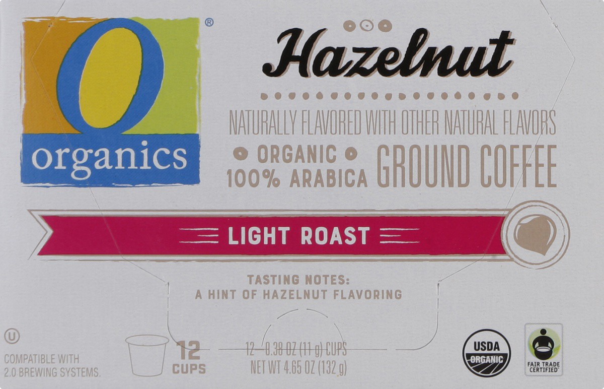 slide 2 of 4, O Organics Coffee Pods Hazelnut, 12 ct