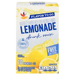 Giant Flavor To Go Drink Mix Lemonade Sugar Free - 10 ct