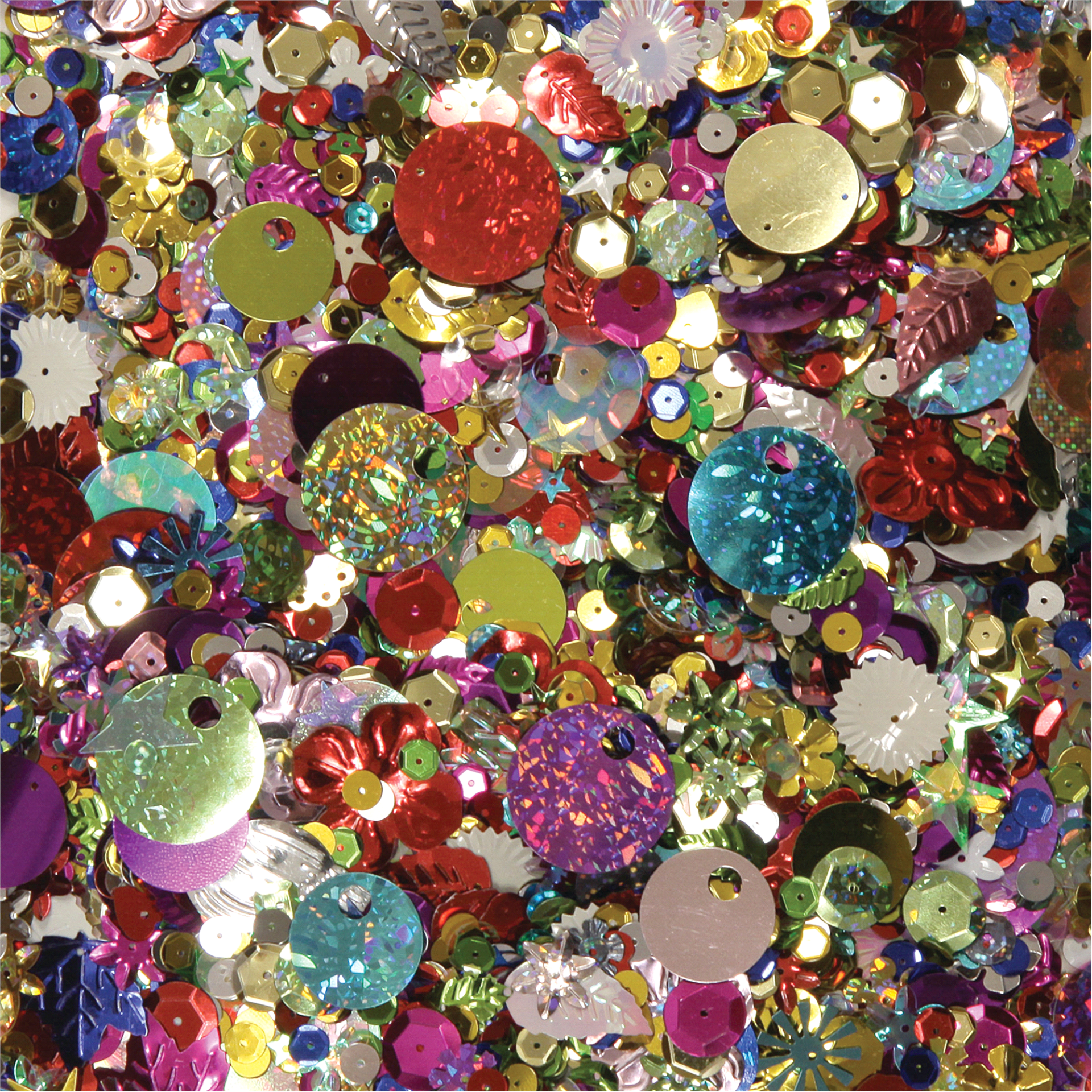 slide 1 of 1, Creativity Street Sequins & Spangles, Assorted Colors, Assorted Sizes, 1 oz