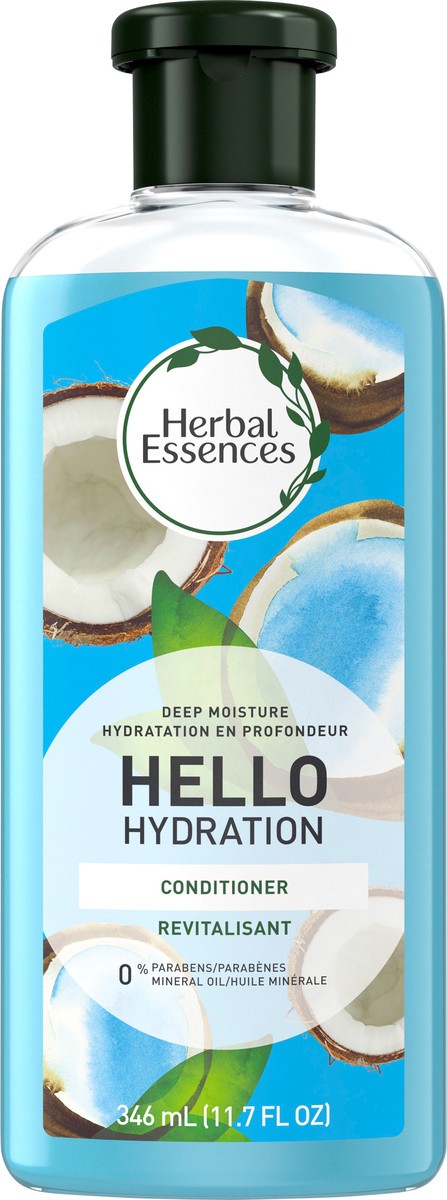 slide 3 of 3, Herbal Essences Hello Hydration Conditioner Deep Moisture for Hair, 11.7 fl oz (346mL), 11.7 fl oz