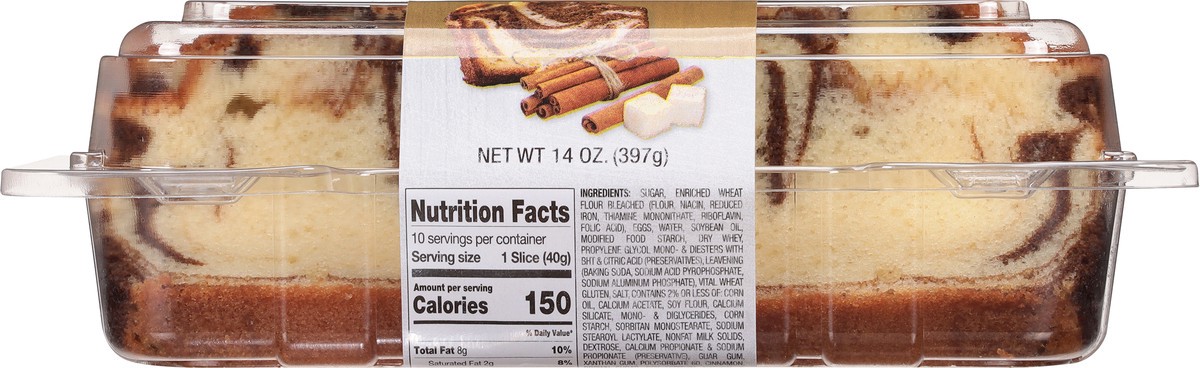 slide 11 of 11, Sabrina's Sliced Sock it to Me Loaf Cake 14 oz, 14 oz