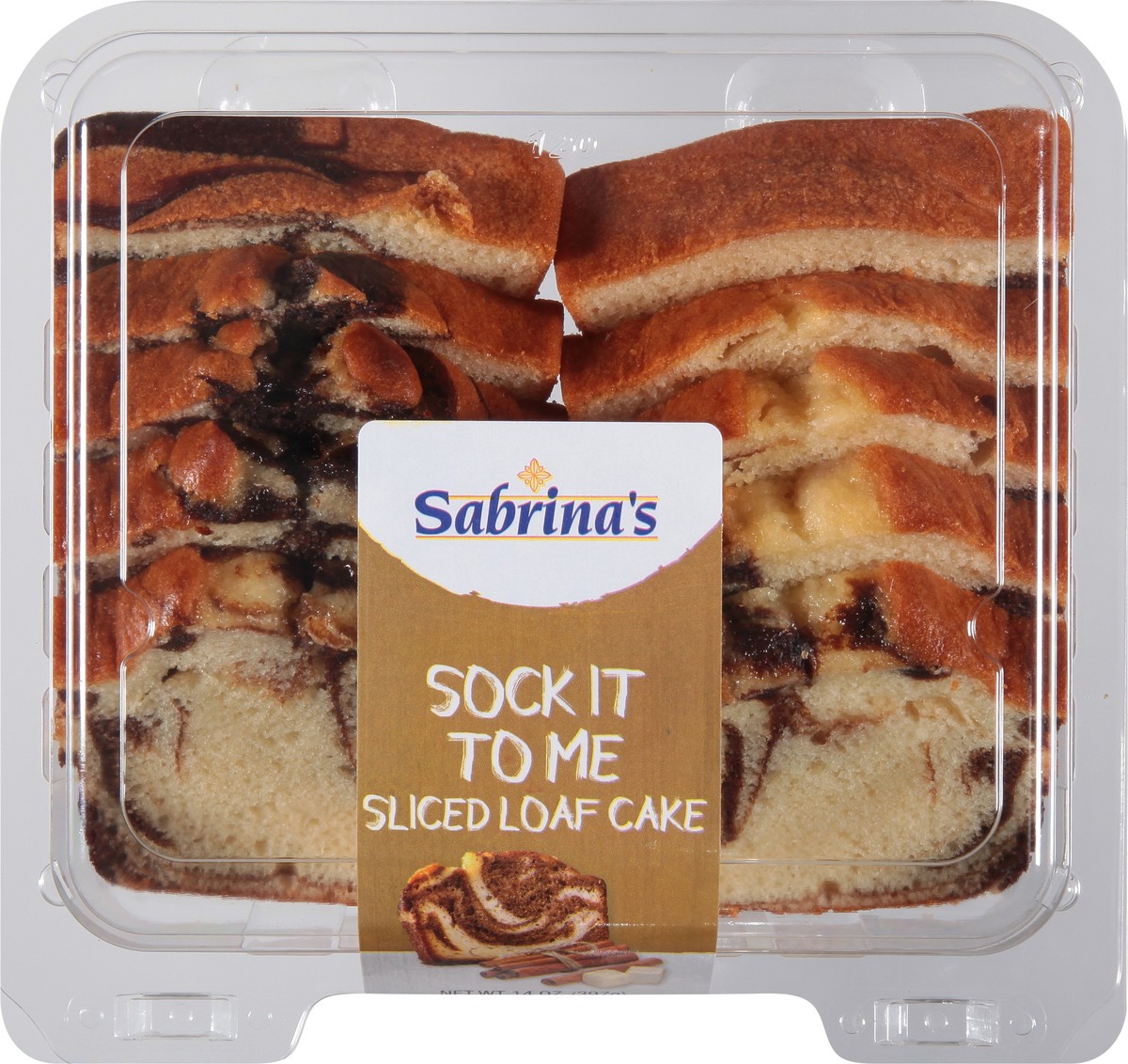 slide 7 of 11, Sabrina's Sliced Sock it to Me Loaf Cake 14 oz, 14 oz