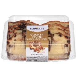 Sabrina's Sliced Sock It To Me Loaf Cake 14 oz