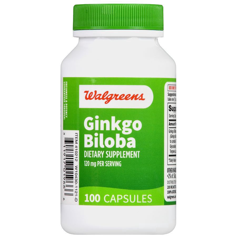 slide 3 of 5, Walgreens Ginkgo Bilboa 120 mg Capsules, 100 ct
