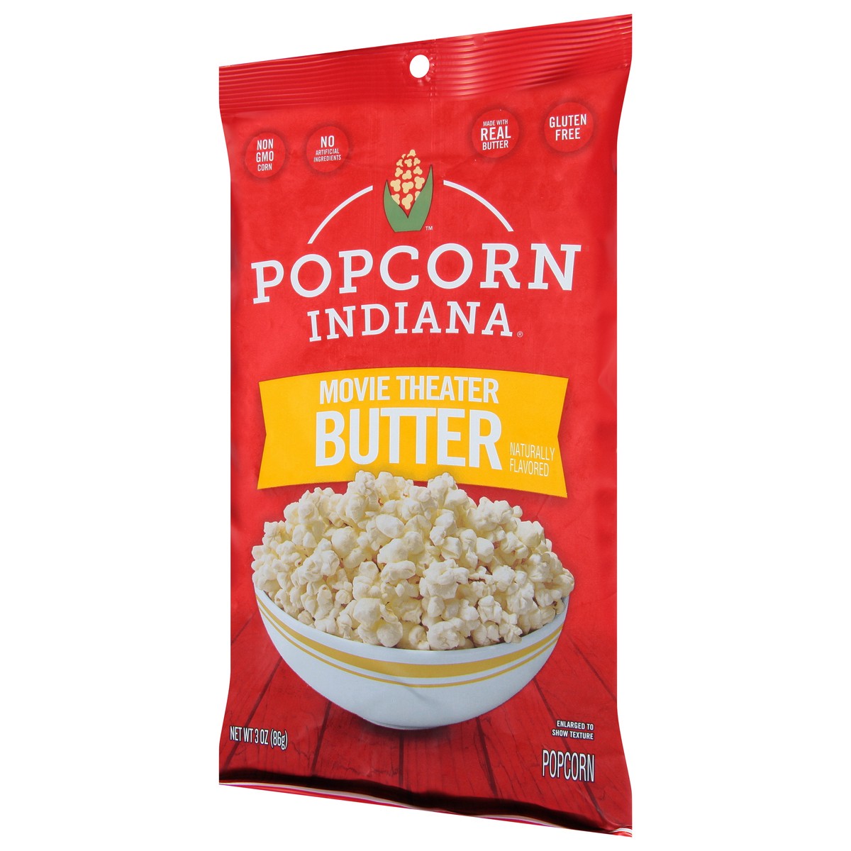 slide 5 of 9, Popcorn, Indiana Movie Theater Butter Popcorn 3 oz, 3 oz