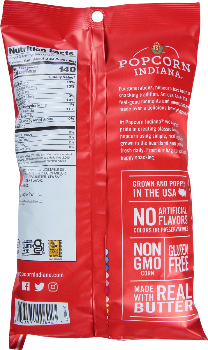 slide 6 of 9, Popcorn, Indiana Movie Theater Butter Popcorn 3 oz, 3 oz