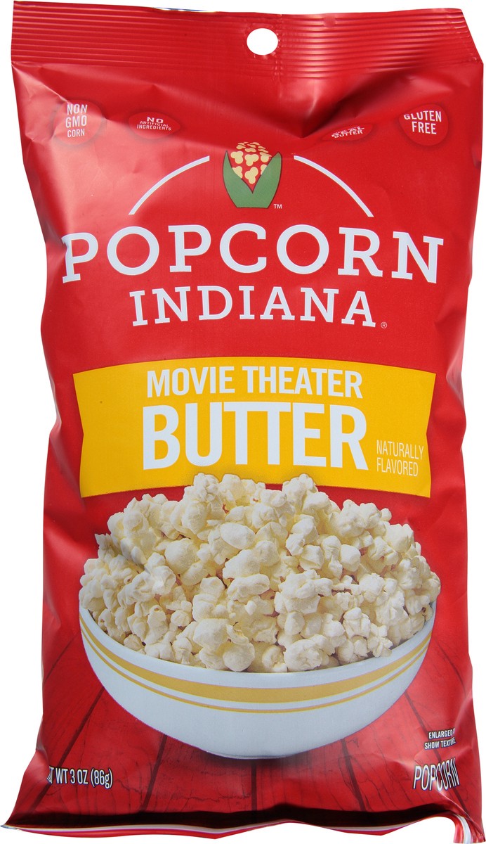 slide 4 of 9, Popcorn, Indiana Movie Theater Butter Popcorn 3 oz, 3 oz