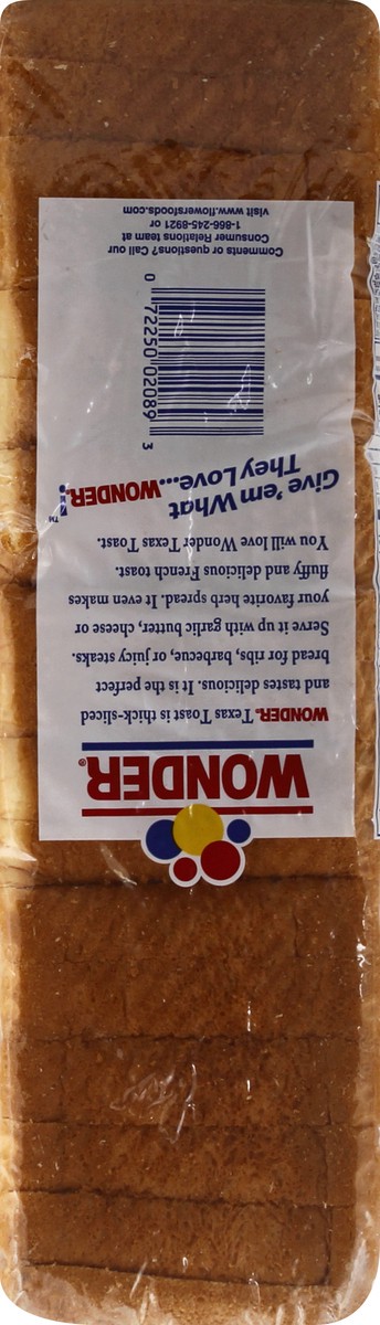 slide 9 of 9, Wonder Texas Toast Bread 24 oz, 24 oz