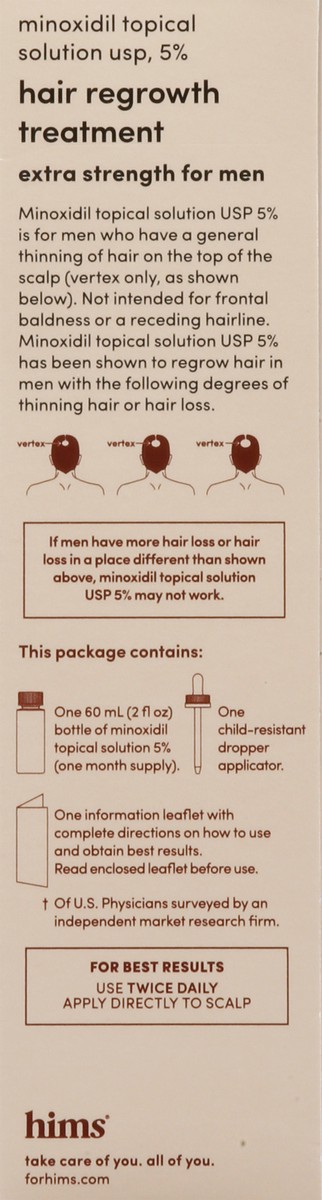 slide 4 of 9, Hims Extra Strength for Men Hair Regrowth Treatment 2 fl oz, 2 fl oz