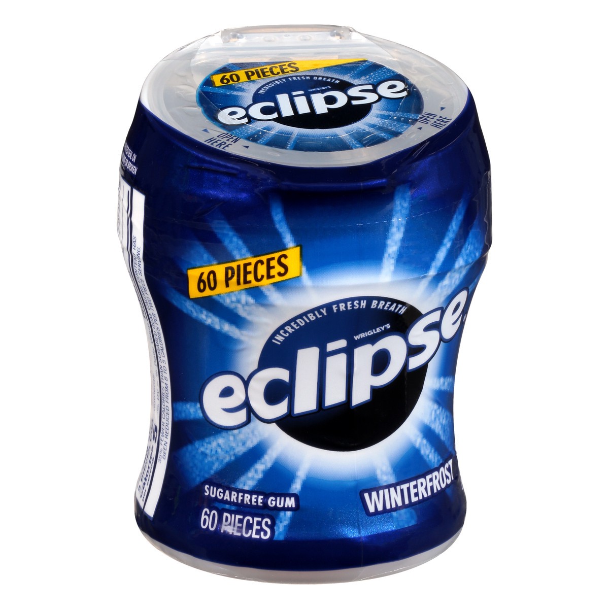 slide 9 of 10, Eclipse Winterfrost Sugar Free Chewing Gum, 60 Ct Bottle, 1 ct