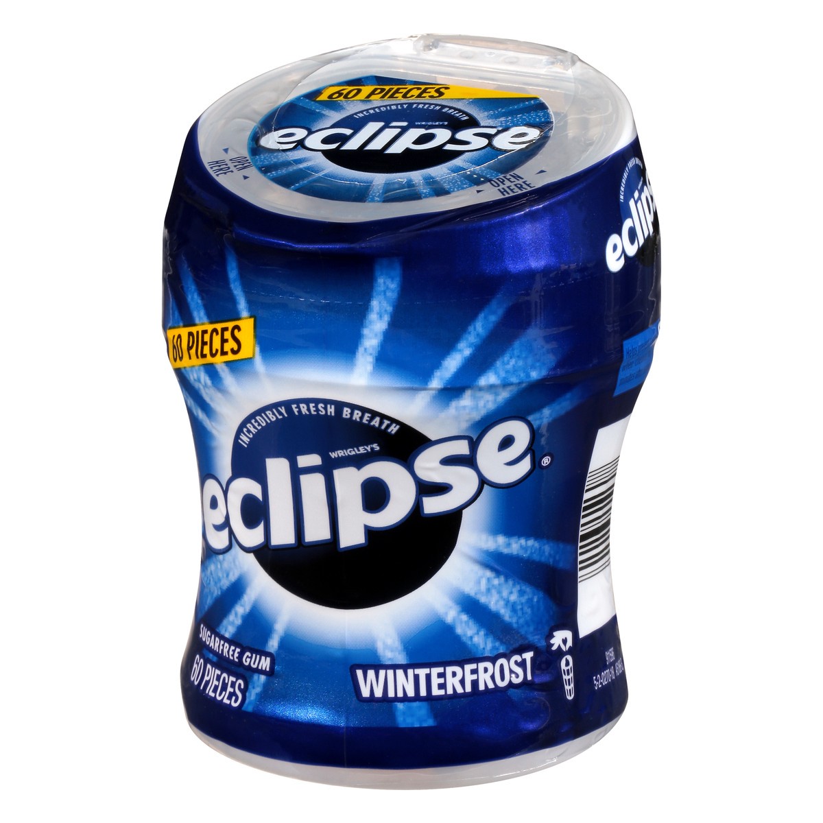 slide 5 of 10, Eclipse Winterfrost Sugar Free Chewing Gum, 60 Ct Bottle, 1 ct