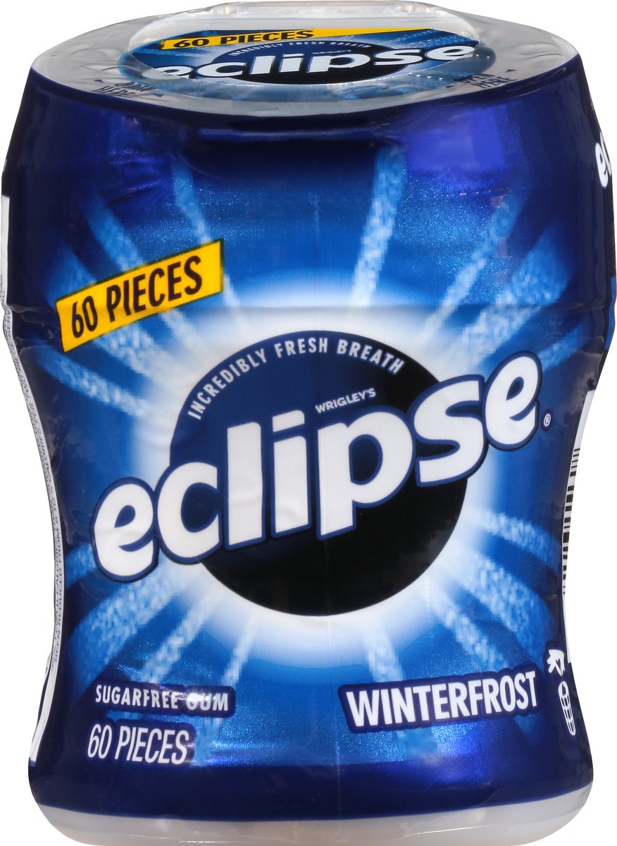 slide 3 of 10, Eclipse Winterfrost Sugar Free Chewing Gum, 60 Ct Bottle, 1 ct