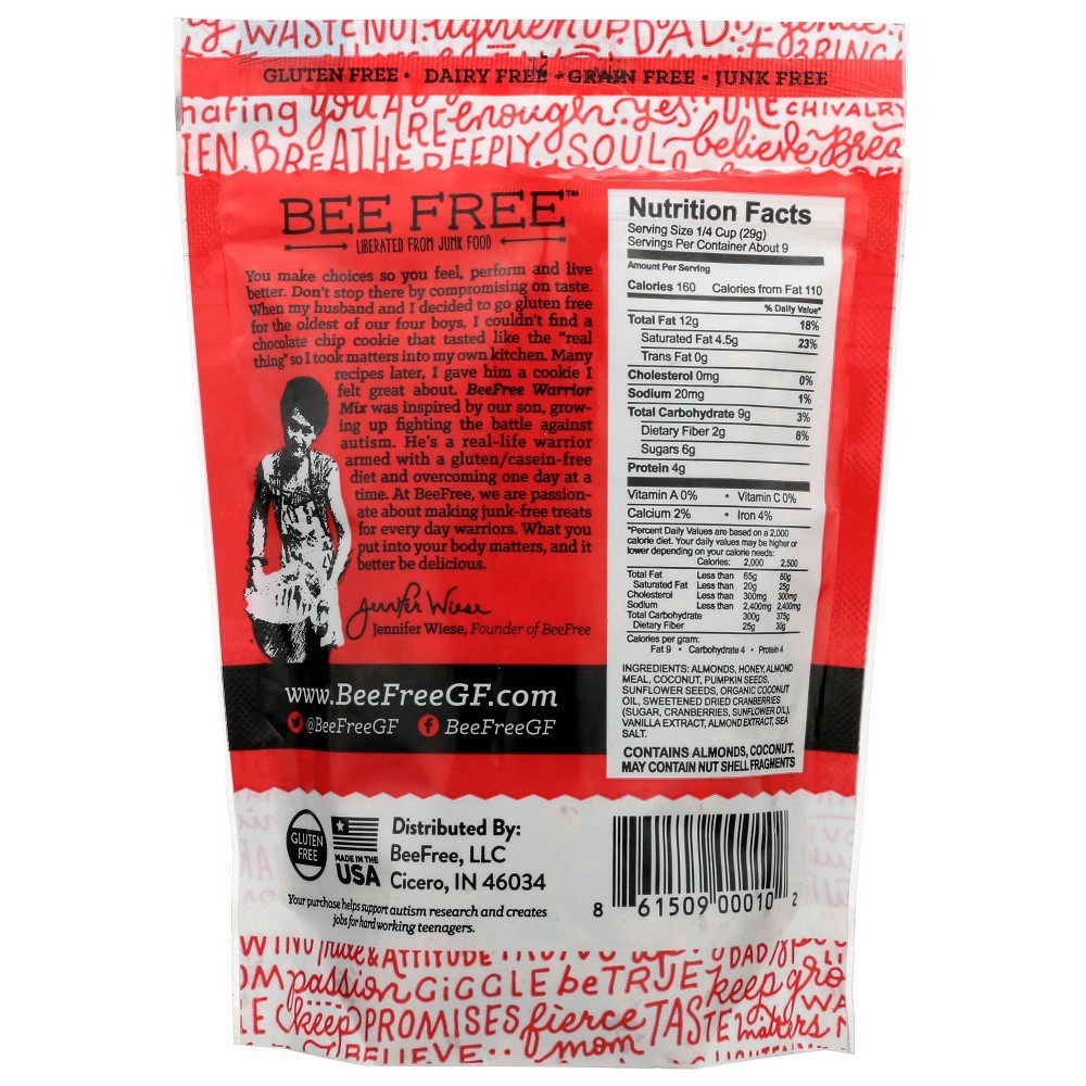 slide 2 of 3, BeeFree Hagen's Berry Bomb Warrior Mix, 9 oz