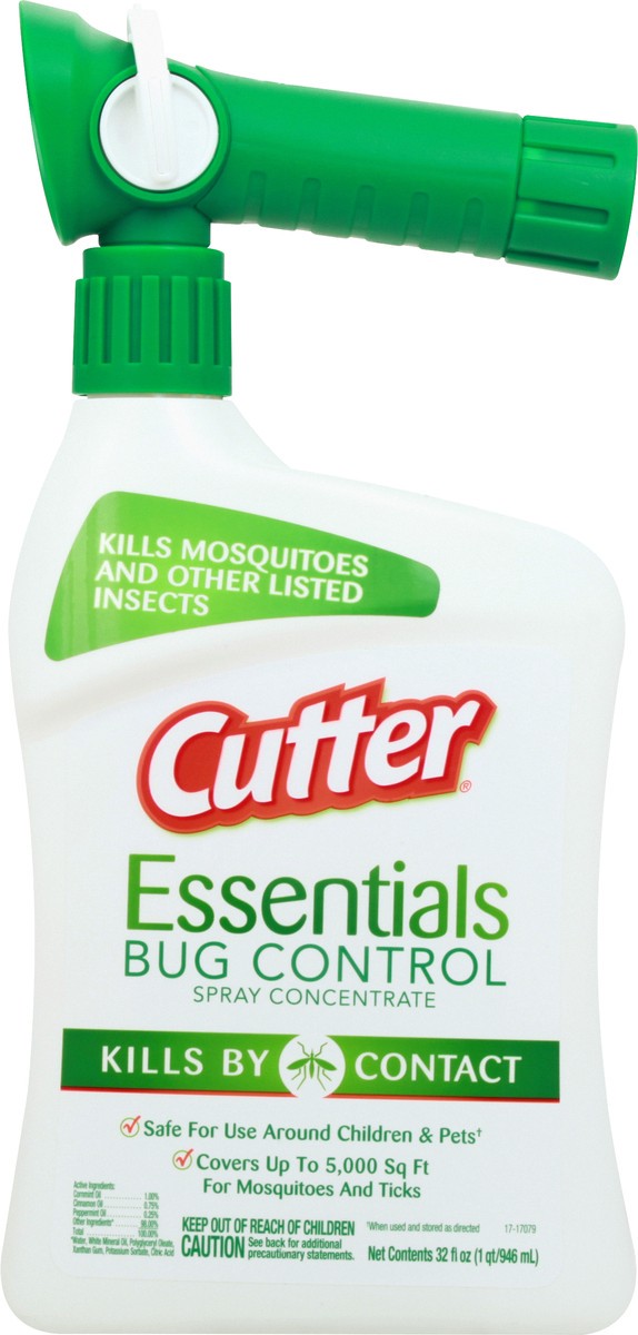 slide 4 of 9, Cutter Essentials Bug Control Spray Concentrate, Ready-to-spray, 32 oz