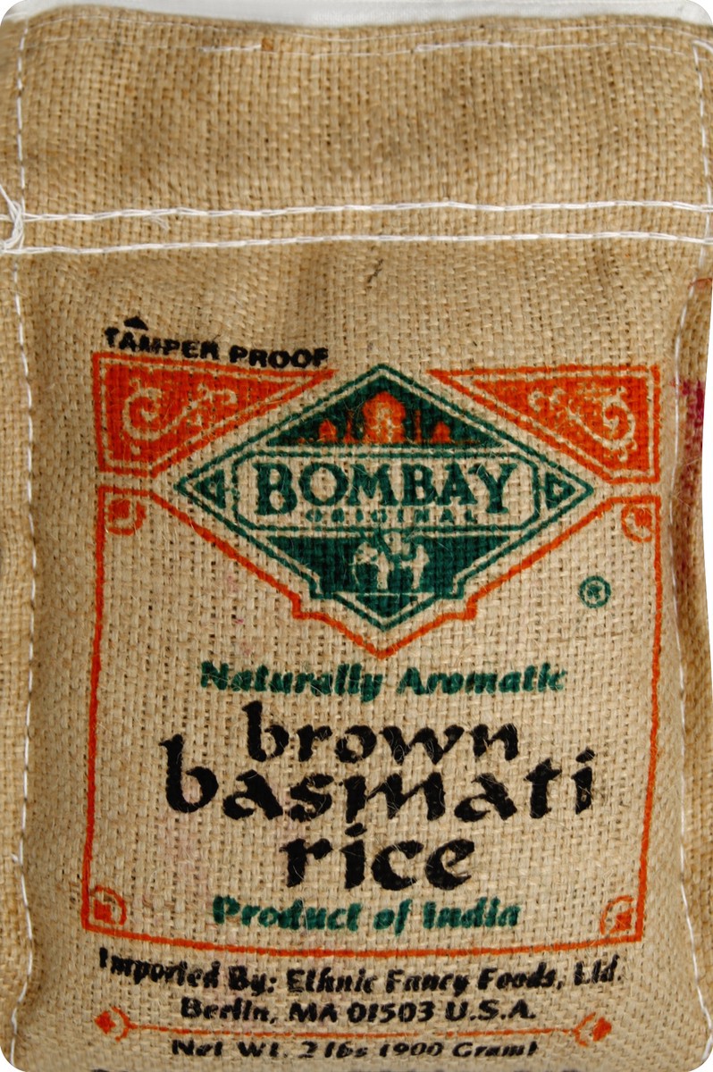 slide 5 of 5, Bombay Brand Bombay Brown Basmati Rice, 2 lb