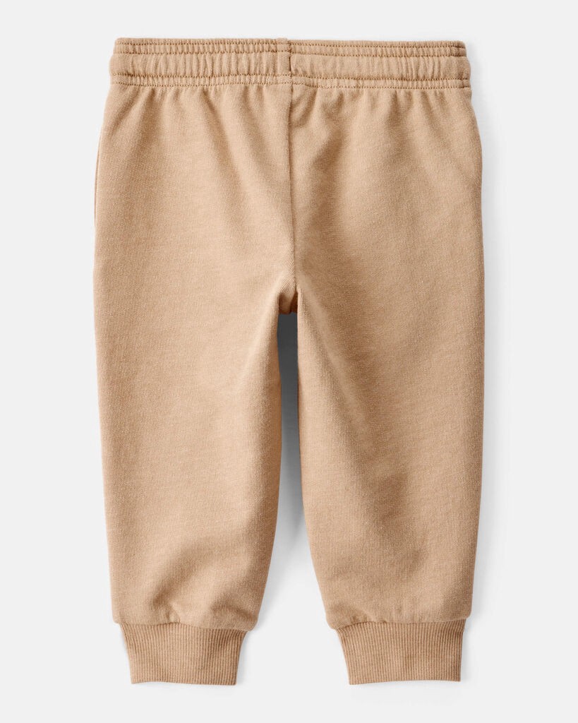 slide 3 of 3, Carter's Baby Boy Construction French Terry Jogger - Tan Tan 24M, 1 ct