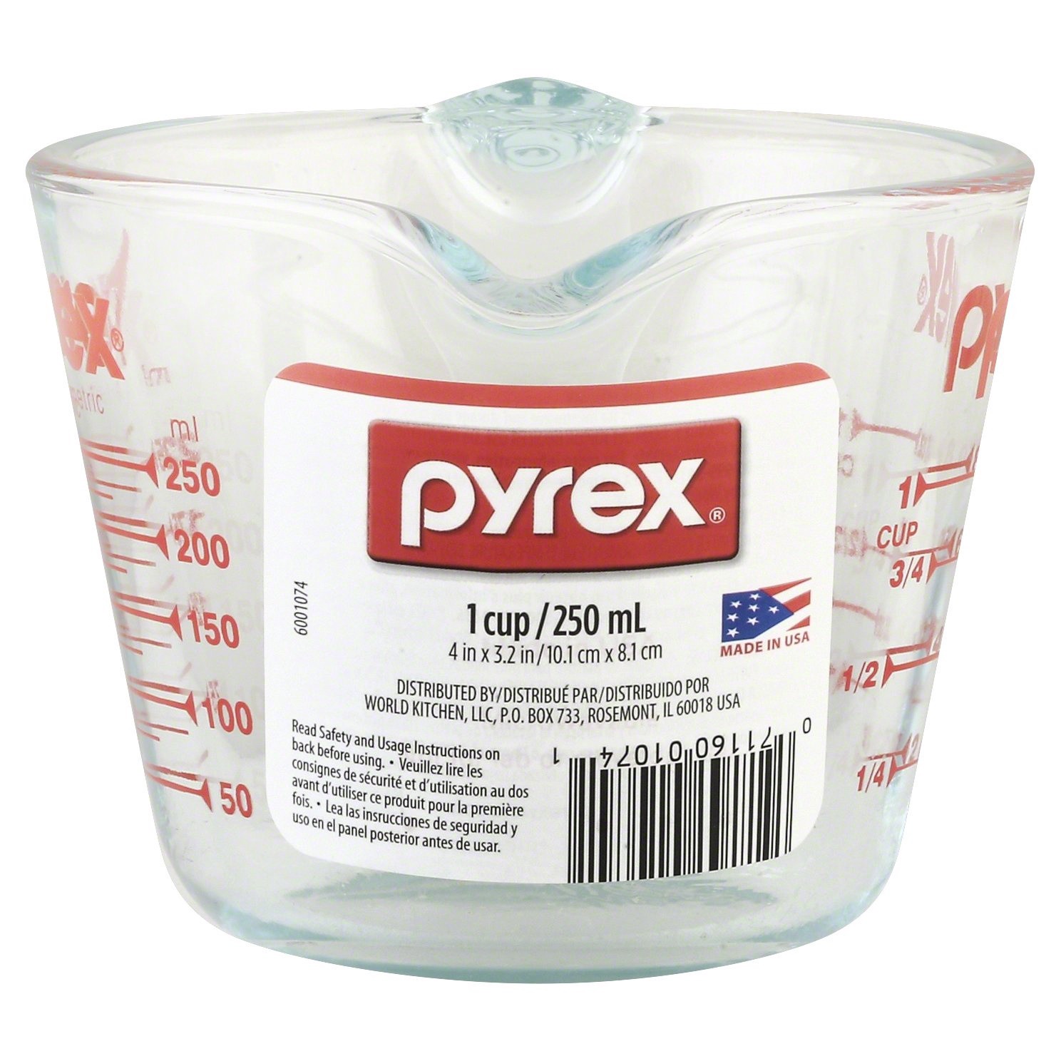 slide 1 of 3, Pyrex Measuring Cup 1 ea, 1 ct