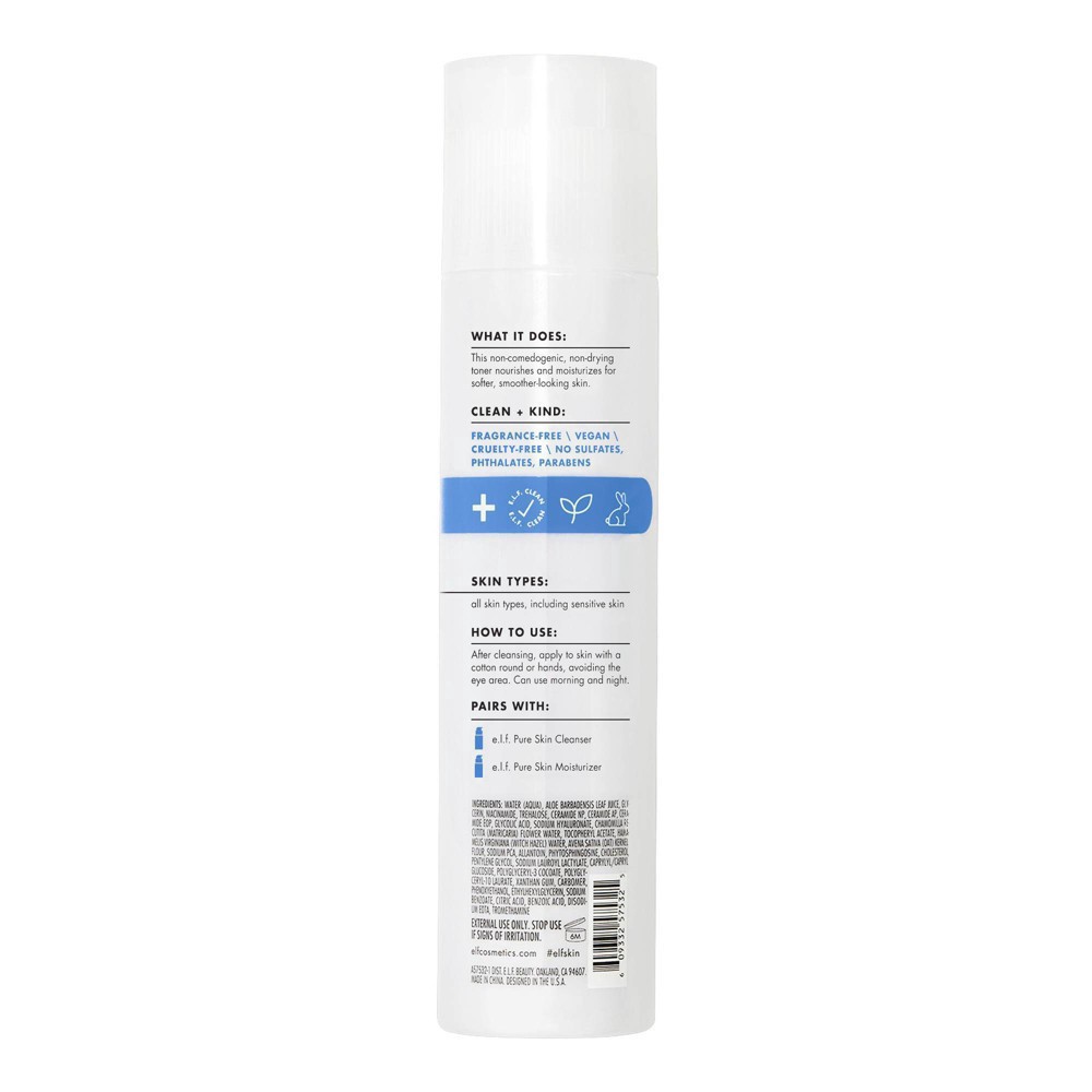 slide 7 of 11, e.l.f. Skin Pure Skin Toner 5.07 fl oz, 5.07 fl oz