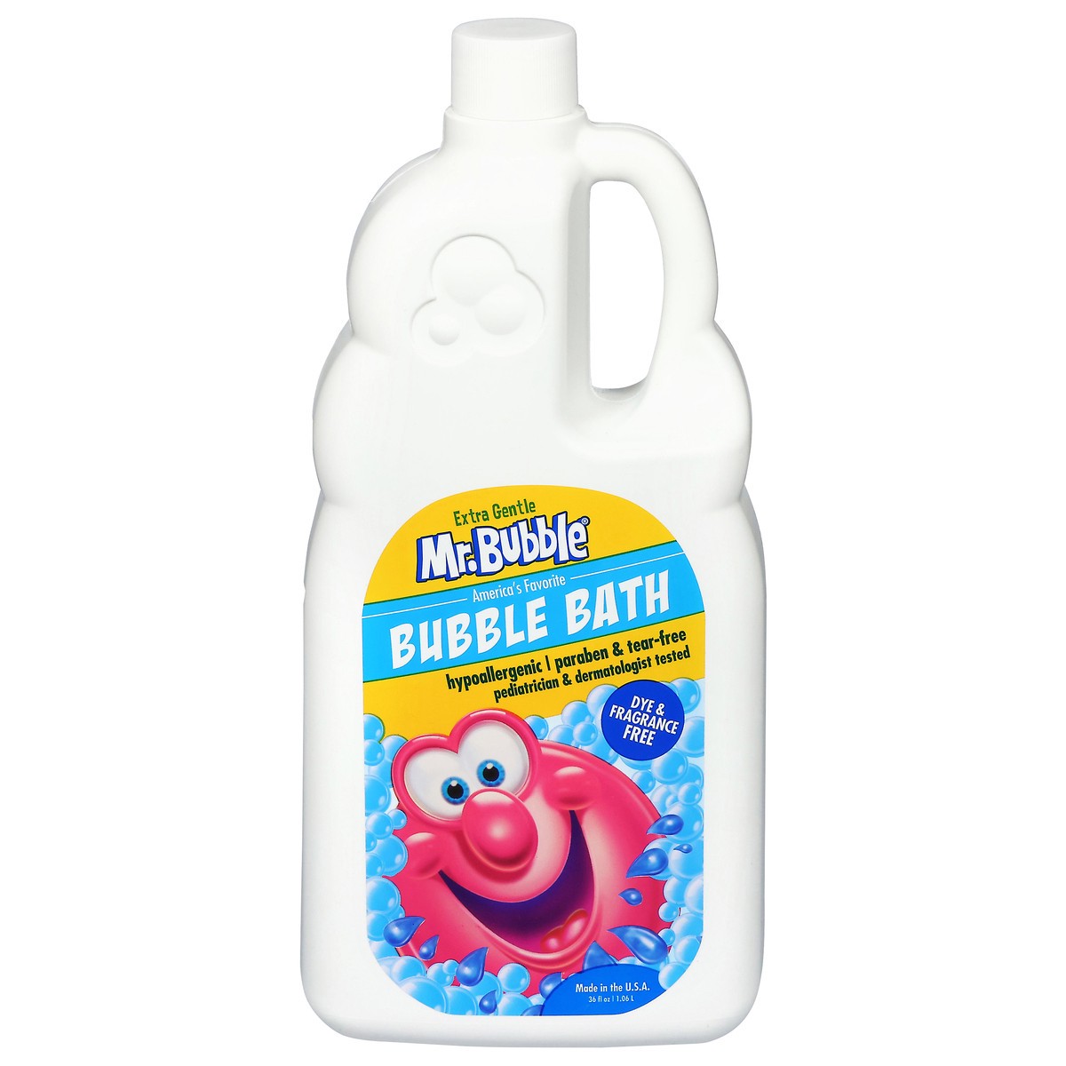 slide 1 of 9, Mr. Bubble Extra Gentle Dye & Fragrance Free Bubble Bath 36 fl oz, 36 oz