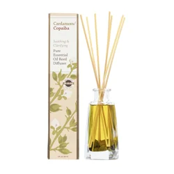 SunLeaf Naturals Cardamom Copaiba Essential Oil Reed Diffuser