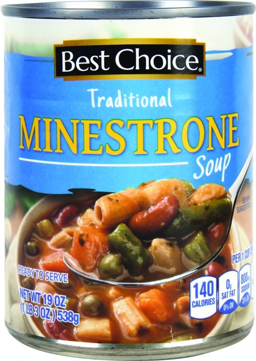 slide 1 of 1, Best Choice Traditional Minestrone Soup, 19 oz