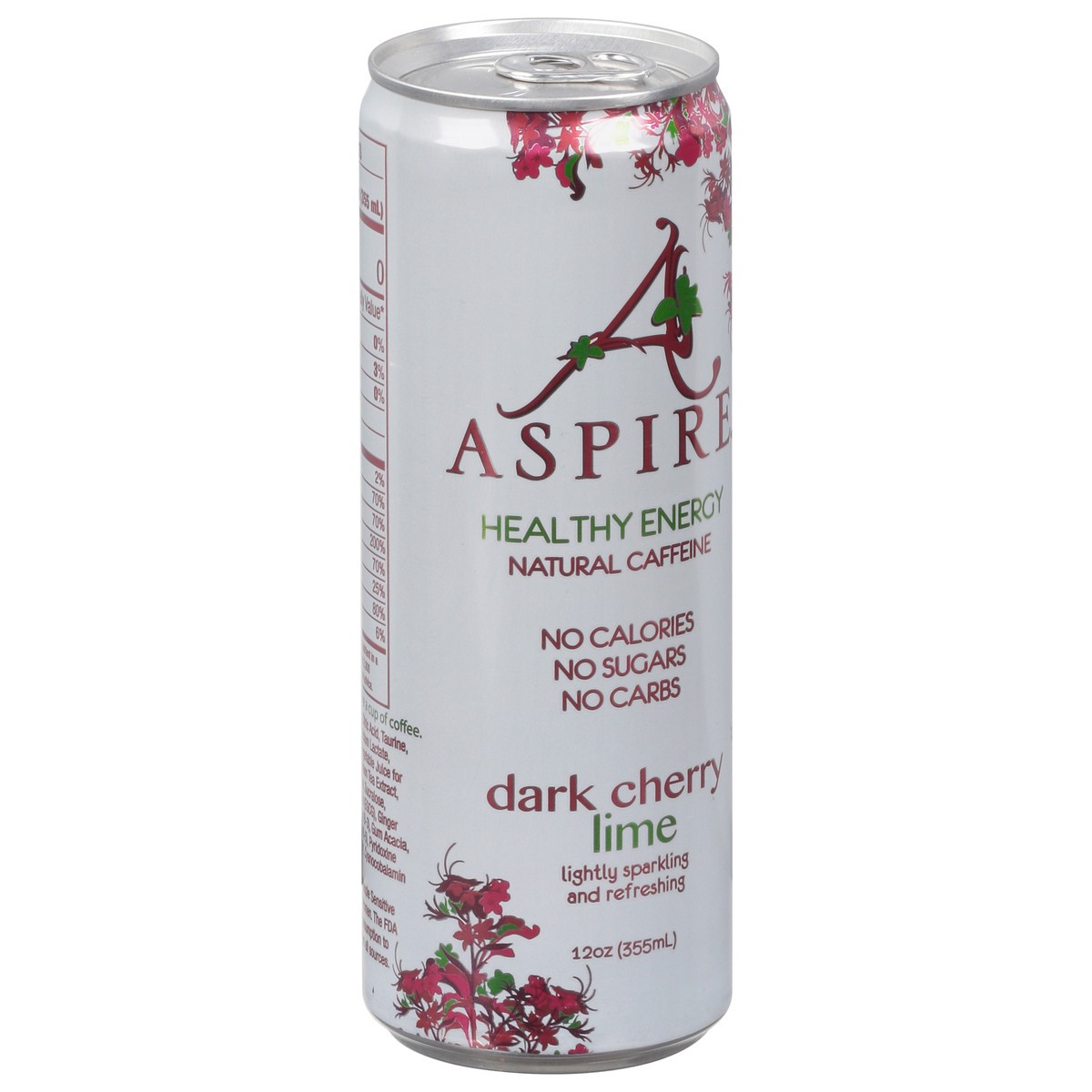 slide 2 of 9, Aspire Dark Cherry Lime Energy Drink, 12 fl oz