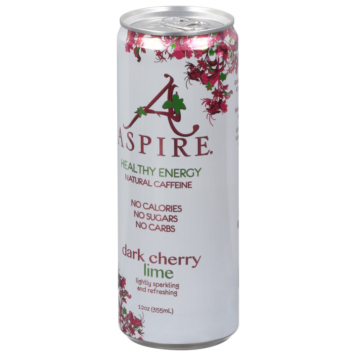 slide 3 of 9, Aspire Dark Cherry Lime Energy Drink, 12 fl oz