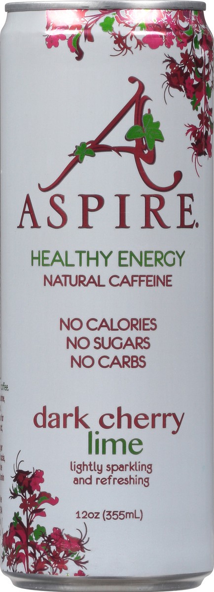 slide 6 of 9, Aspire Dark Cherry Lime Energy Drink, 12 fl oz