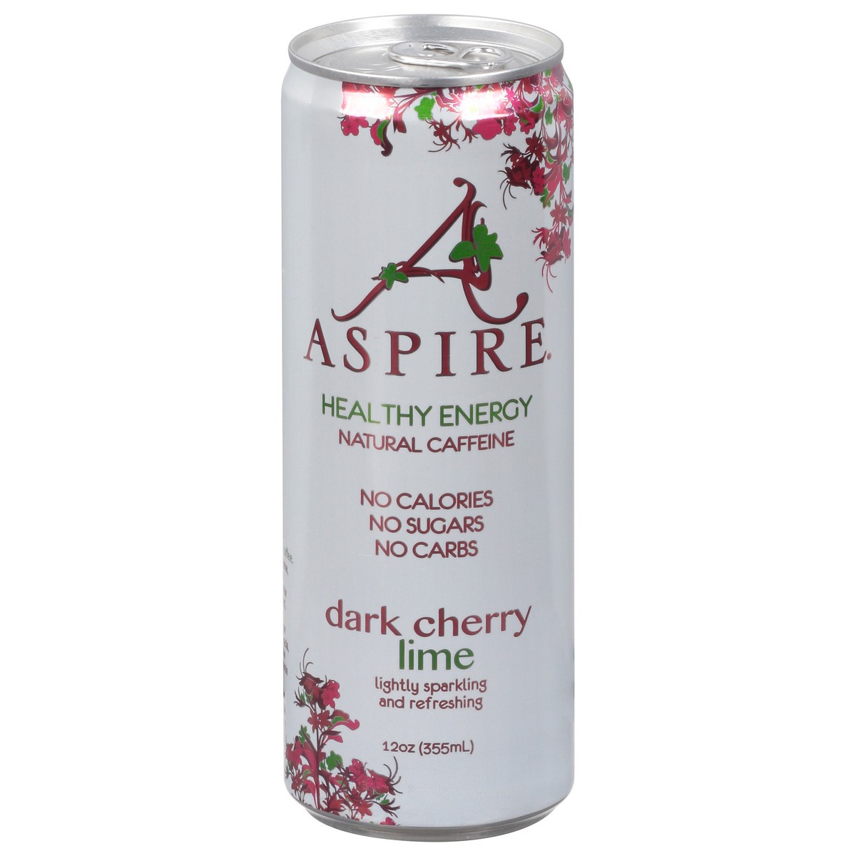 slide 1 of 9, Aspire Dark Cherry Lime Energy Drink, 12 fl oz