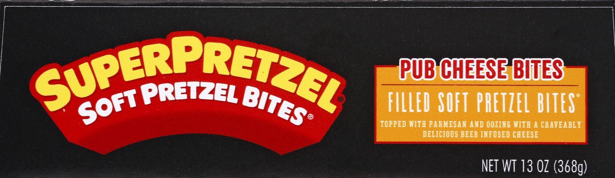 slide 7 of 7, SuperPretzel Pub Cheese Bites Soft Pretzel Bites 13 oz, 13 oz